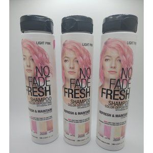 3x No Fade Fresh Color Depositing Shampoo LIGHT PINK 6.4 fl oz ea New & Sealed